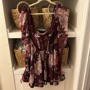 Evermore Corset Mini Dress by Bardot - Size 6